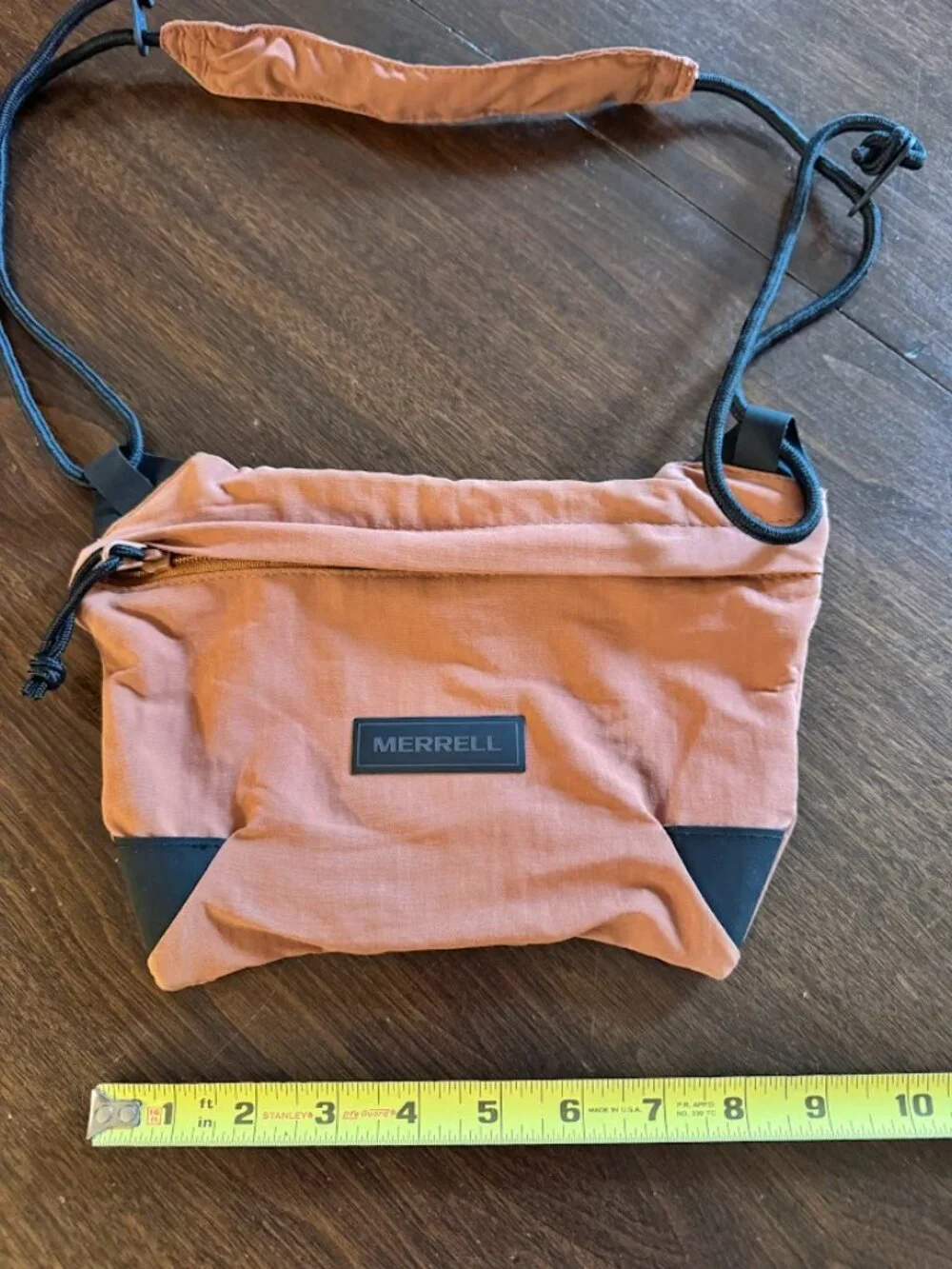 Merrell Wayfinder Packable Sacoche Bag Burnt Orange Water Resistant Crossbody
